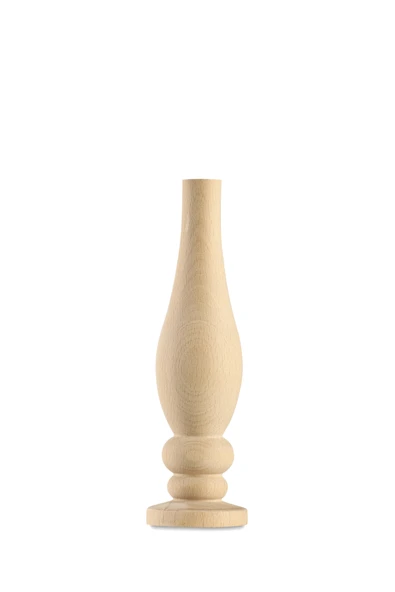 Ahşap Kayın Şamdan / STSMD1081 - 1
