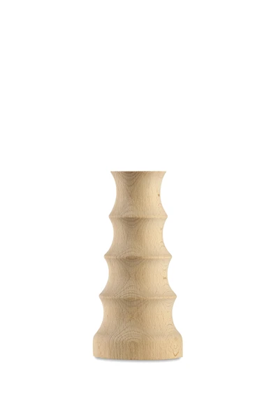 Ahşap Kayın Şamdan / STSMD1082 - 1