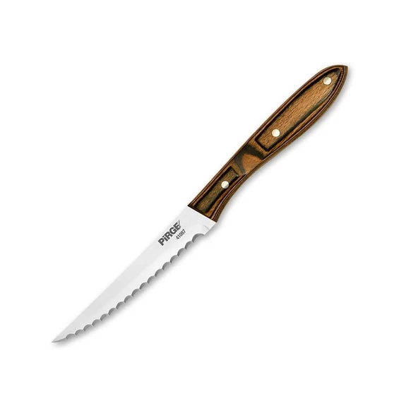 Pirge Biftek Bıçağı Polywood Ahşap Sap 12 cm