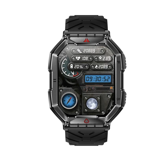 ZCWATCH V0623 Outdoor Military Bt Call, Pusula, Spor Sağlık, Profesyonel Akıllı Saat - 2
