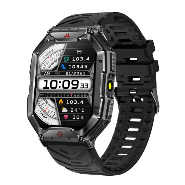 ZCWATCH V0623 Outdoor Military Bt Call, Pusula, Spor Sağlık, Profesyonel Akıllı Saat - 5