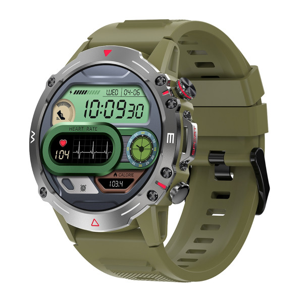 ZCWATCH V0323 Amoled Outdoor Tank1, Bt Call, Spor Sağlık, IP68 Profesyonel Akıllı Saat - 2