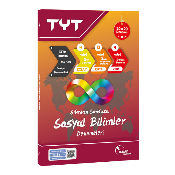 TYT Sıfırdan Sonsuza Sosyal Bilgiler 20x20 Deneme / Video Çözümlü - 1