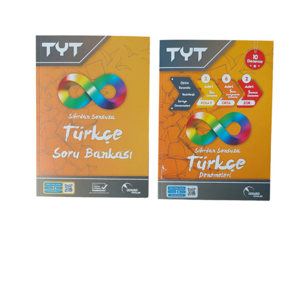 TYT SIFIRDAN SONSUZA TÜRKÇE SORU BANKASI VE DENEME  2Lİ SET
