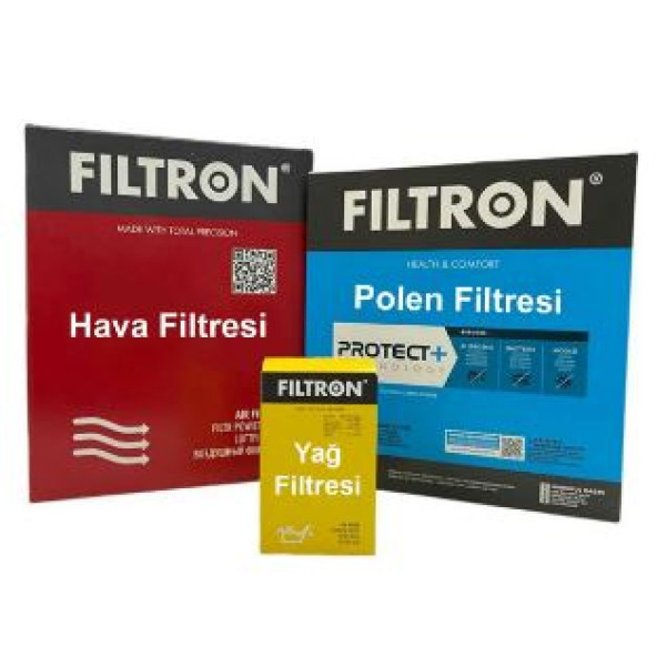 Citroen C4 1.6 110Hp Benzinli Filtron Filtre Bakım Seti 2004-2010