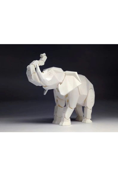 Hareketli Parçalı Fil Oyuncağı 8 Cm