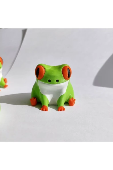 Renkli Fred The Frog Kurbağası 7 Cm