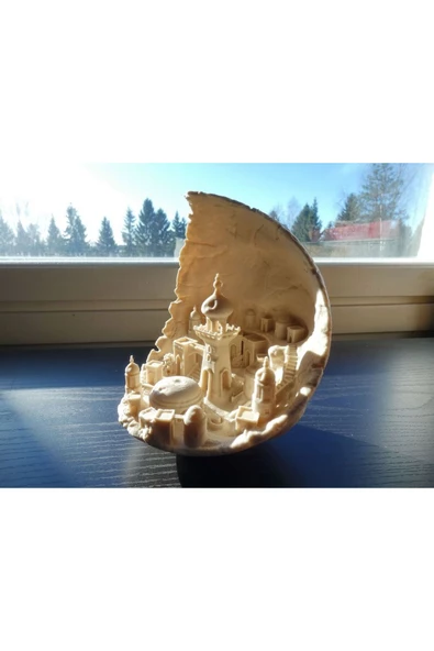 Harika Dekoratif Ay Şehri 28 Cm