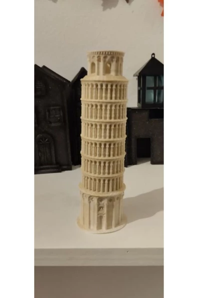 Pisa Kulesi Pizza Kulesi Dekoru 15 Cm - 1
