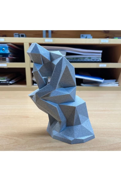 Poli Düşünen Adam Dekoru 15 Cm