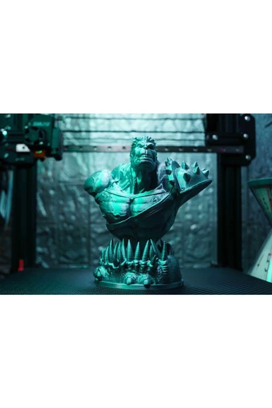 Yenilmezler Avangers Uzaylı Hulk Yeşil Adam Büstü 24 cm - 1