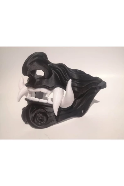 Detaylı Samuray Maskesi 13 Cm - 1