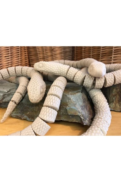 Esnek Ve Pullu Yılan Dekoru 35 Cm