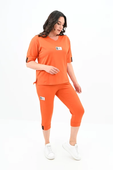 Kadın Büyük Beden Taytlı Takım 3753-23 - 8