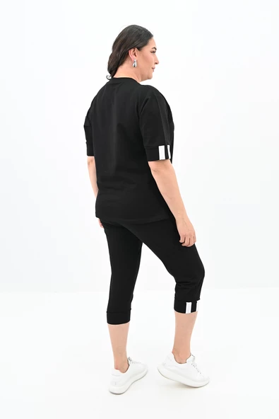 Kadın Büyük Beden Taytlı Takım 3753-23 - 5