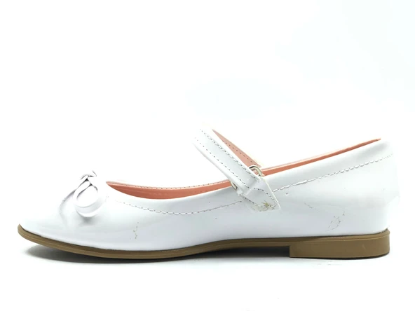 İremsu Pisi Bıyık Cırtlı Kız Çocuk Babet Ayakkabı - Resim 7