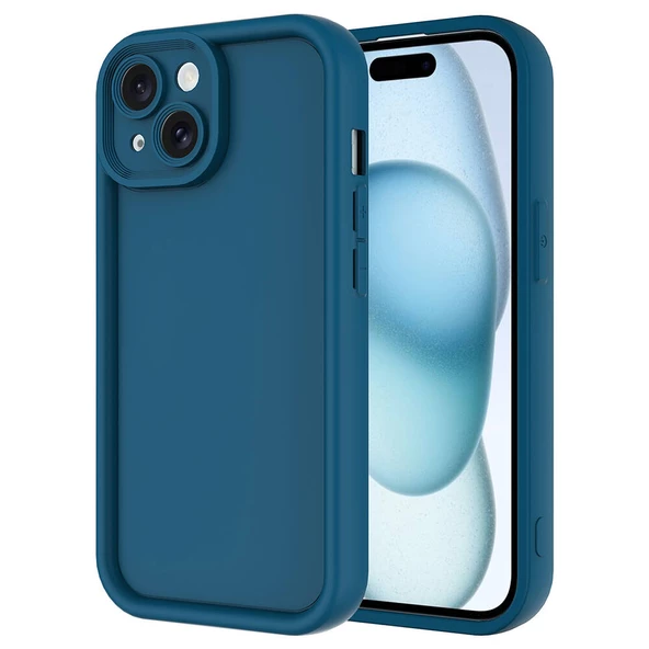 iPhone 15 Kılıf Kamera Korumalı Ananas Kapak - Resim 8