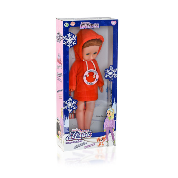 Global Toys Elissa Kapüşonlu Moda Bebek 42cm