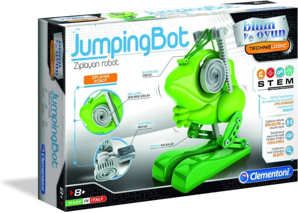 Clementoni Robotik Laboratuvarı Jumpingbot Sıçrayan Kurbağa