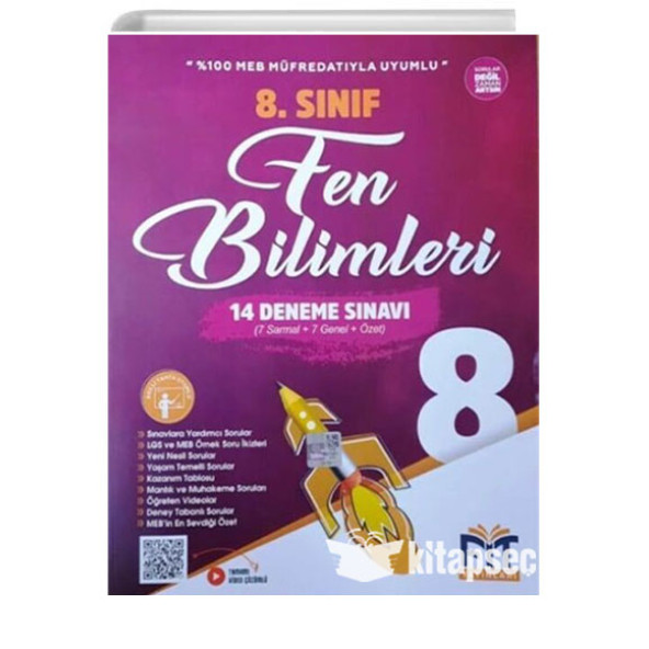 8. Sınıf Fen Bilimleri 14 Deneme Sınavı Fit Yayınları