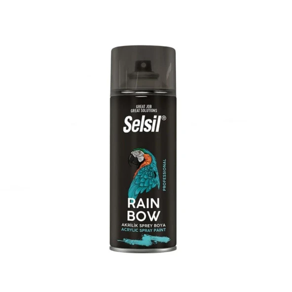 Selsil Rainbow Parlak Beyaz Sprey Boya 400 ML RAL 9010