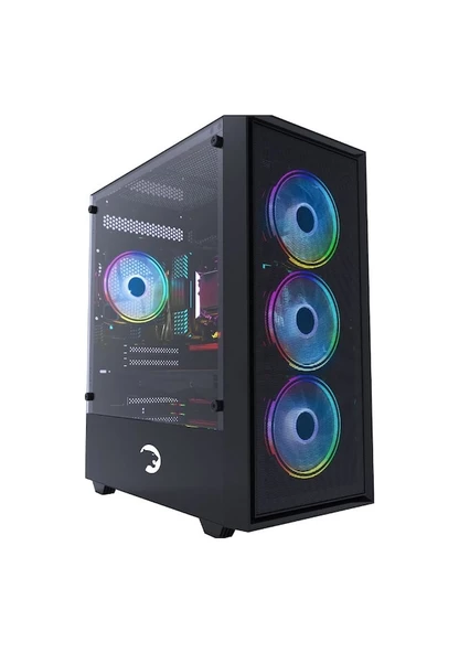 Gamepower Manta ARGB 4 Fanlı 500 W 80+ Bronz Micro ATX Oyuncu Kasası