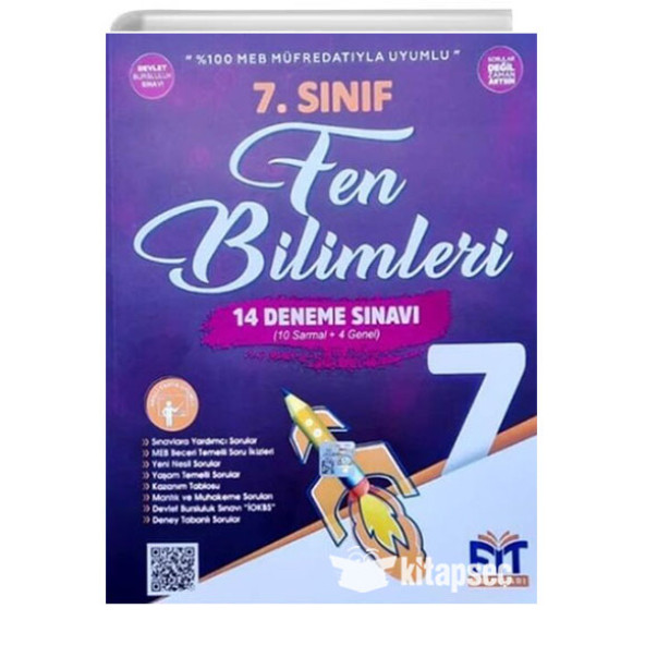 7. Sınıf Fen Bilimleri 14 Deneme Sınavı Fit Yayınları - 1