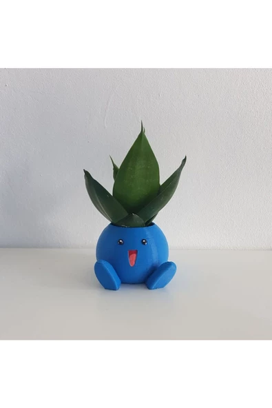 Oddish Temalı Skulent Saksısı 8 Cm - 1