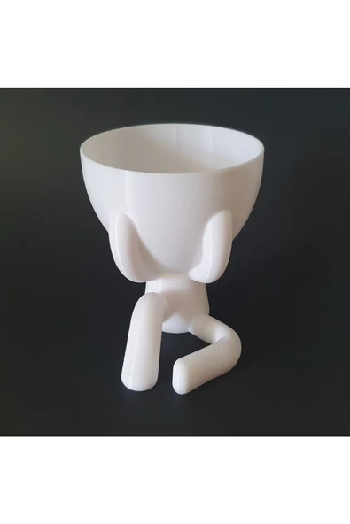 Elleri Olan Tatlı Skulent Saksısı 10 cm