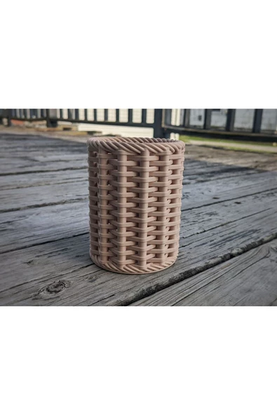 Örgülü Kalemlik Ofis Kalemliği 10 cm
