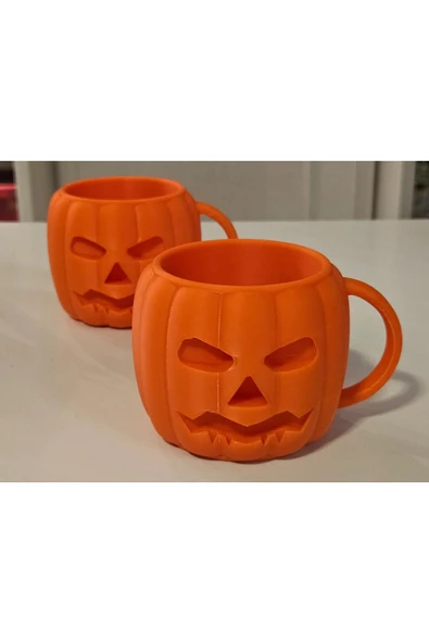 Cadılar Bayramı Şeker Tutamaçlı Kupa 8 cm