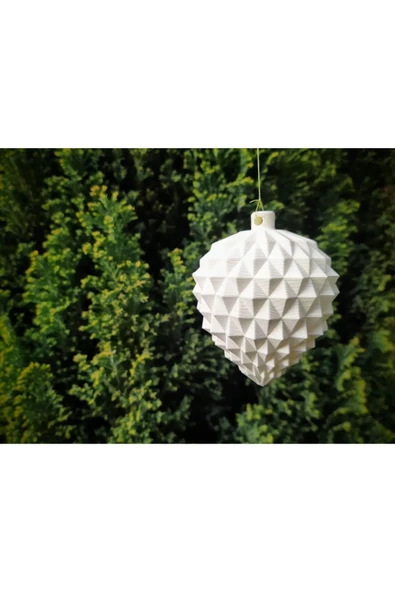 Yılbaşı Noel Çam Kozalağı Süsü 7 cm