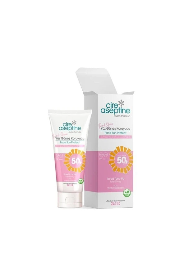 Cire Aseptine Güneş Koruyucu Yüz Ton Dengeleyici SPF50+ 50ml