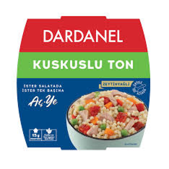 Dardanel Kuskuslu Ton 160 gr X 6 adet (1 Koli) ürün görseli