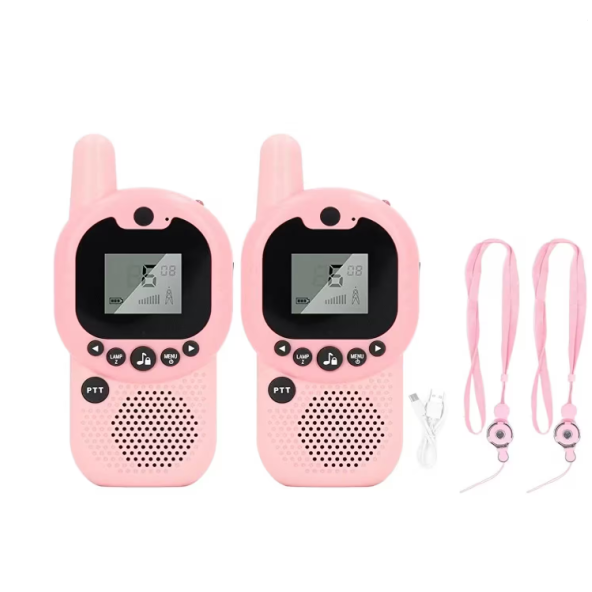 2 Adet Çok Fonksiyonlu Çocuk Güvenli El Telsizi Ebeveyn-Çocuk Etkileşimi Kablosuz interkom Konuşma Mesafesi 3 kilometre - 2