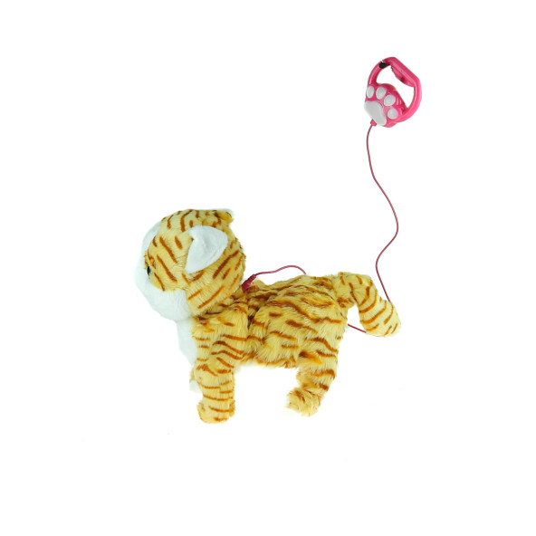 Oyuncak Pelüş Kedi Tasmalı Kumandalı Sesli Hareketli 30 Cm - 2
