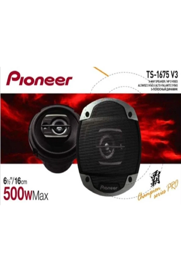 Pioneer TS-1675V3 Şampiyon Serisi Pro Hoparlör 80RMS