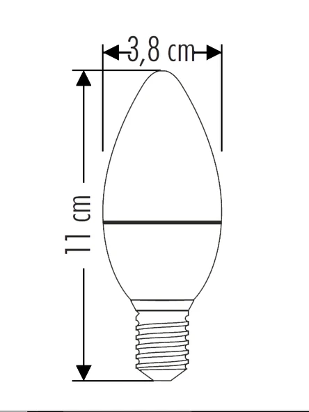 7W LED BUJİ AMPUL - Resim 2
