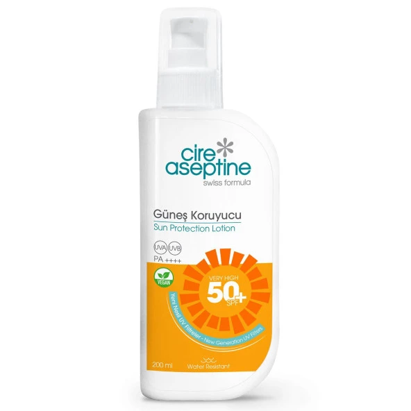 Cire Aseptine Güneş Koruyucu Losyon SPF50+ 200ml