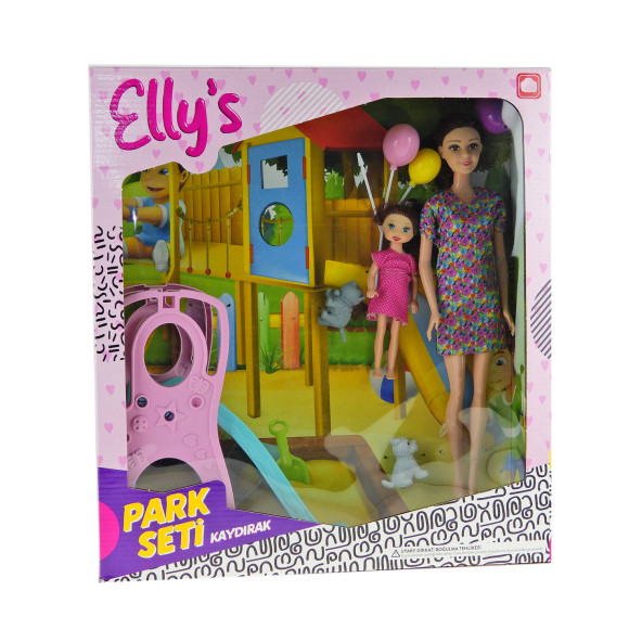 Oyuncak Bebek Elyss Park Seti Kaydıraklı Set - 2