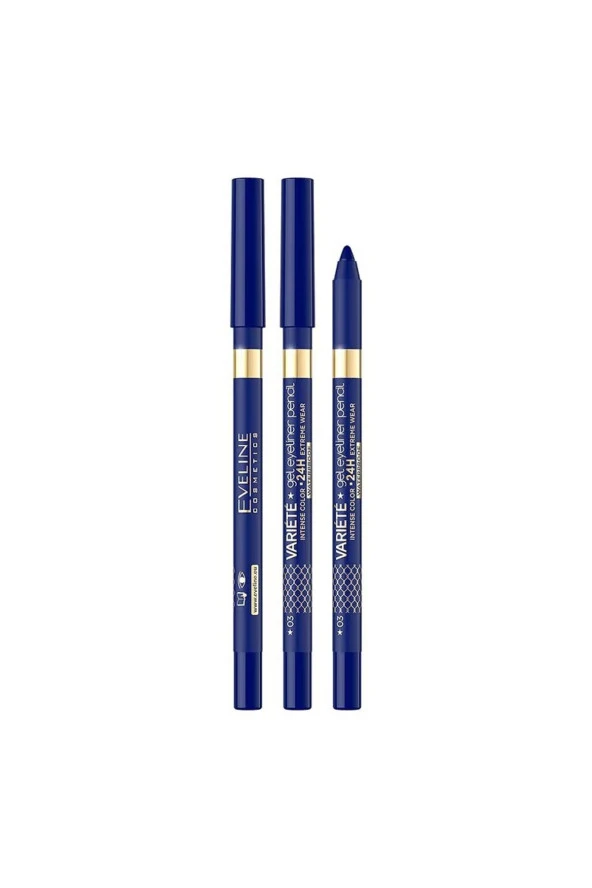 EVELİNE VARIETE GEL EYELINER PENCIL 03 BLUE