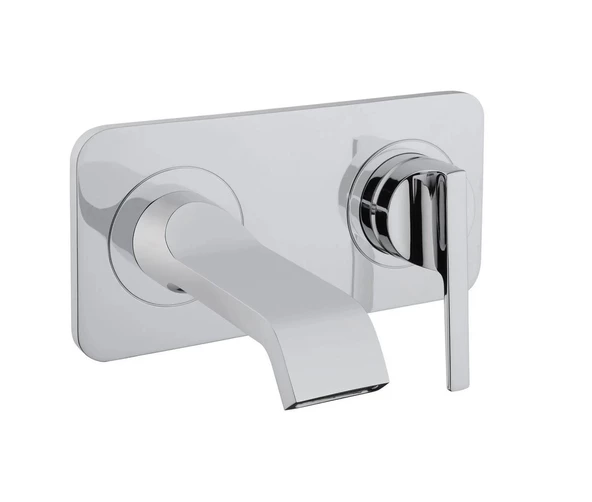 VitrA Suit U A42487 Ankastre Lavabo Bataryası, Krom