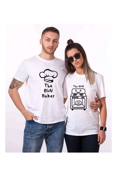 Tshirthane The Bun Baker Sevgili Kombinleri Tshirt Kombini ürün görseli 1