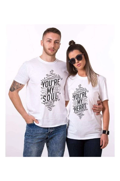 Tshirthane You're My Soul My Heart Sevgili Kombinleri Tshirt Kombini