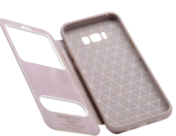 Galaxy S8 Plus Kılıf Dolce Kapaklı Kılıf - Resim 9