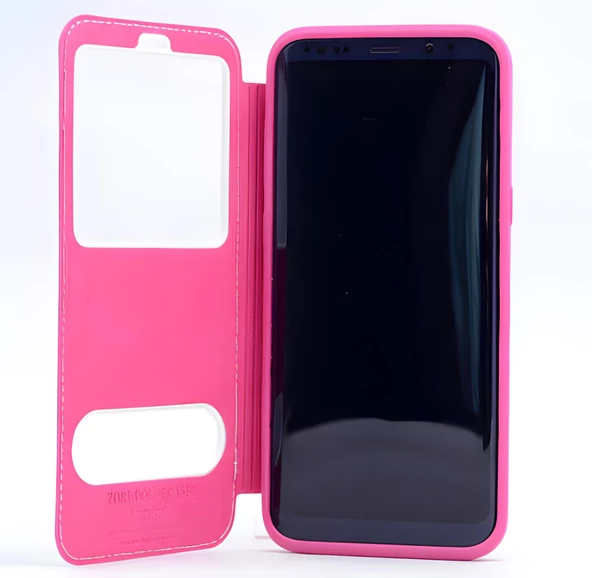 Galaxy S8 Plus Kılıf Dolce Kapaklı Kılıf - Resim 8