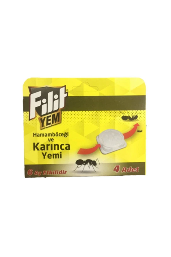 FİLİT HAMAM BÖCEĞİ VE KARINCA YEMİ 4'LÜ