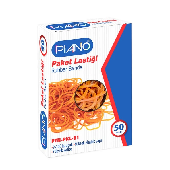 Piano Kauçuk Ambalaj Lastiği 50 gr (PYN-PKL-01) 1 Paket