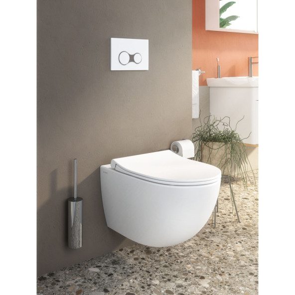 VitrA 7748B003-0559 Sento Rim-Ex 54 cm Asma Klozet - Beyaz