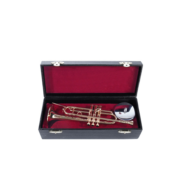 Rennes RGV-G12YN Trompet Tasarımlı Metal Masa Süsü Hediyelik Eşya Biblo (20x8cm) - 4